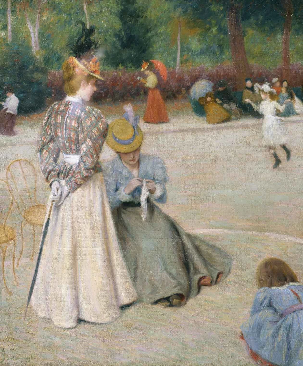 Le madri nel parco